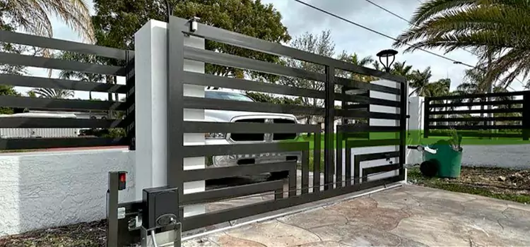 Automatic Driveway Gate Installation Round Lake