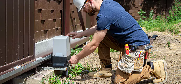 Electric Driveway Gate Installation Round Lake