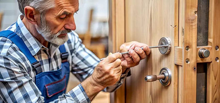 Mortise Replacement Lock Round Lake