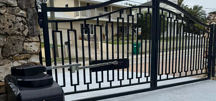 Swing Gate Opener with Keypad Round Lake