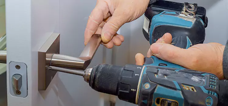 Security Door Lock Installation Round Lake